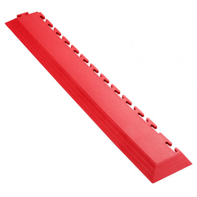 Anfahrrampe mit Ecke rot